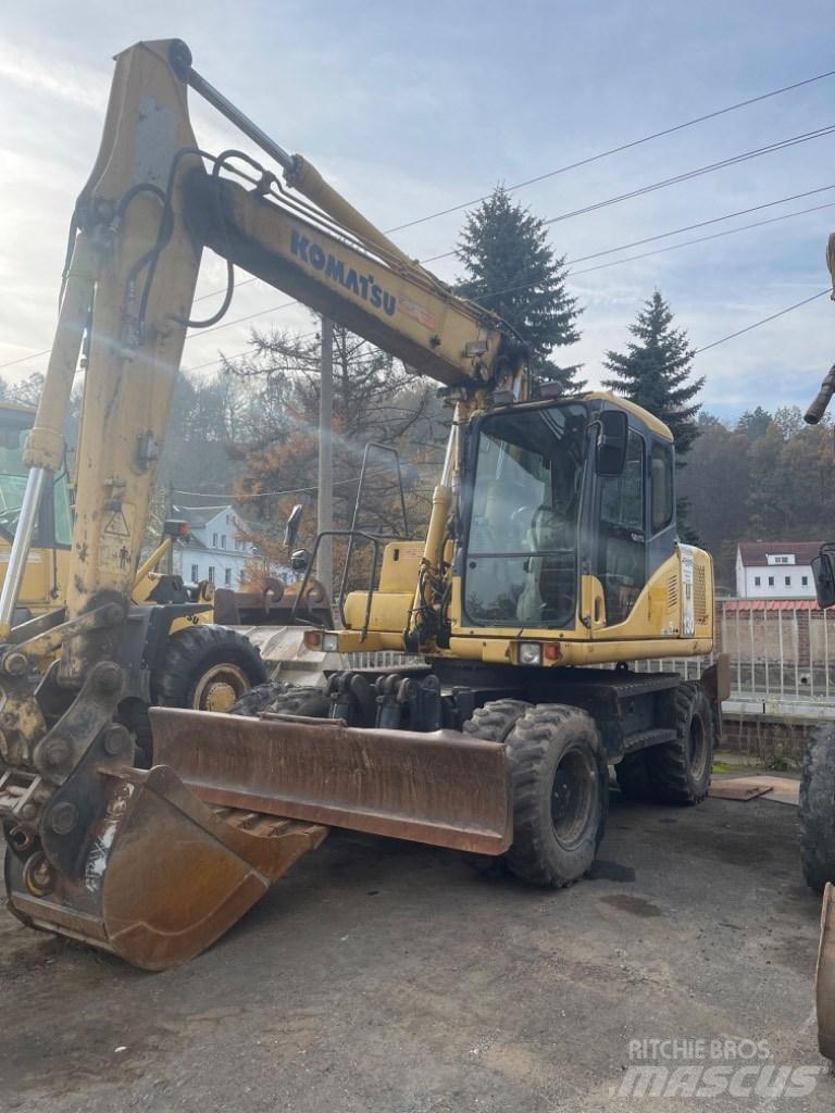 Komatsu PW 130-7K ホイール式油圧ショベル（パワーショベル・ユンボ・バックホー）