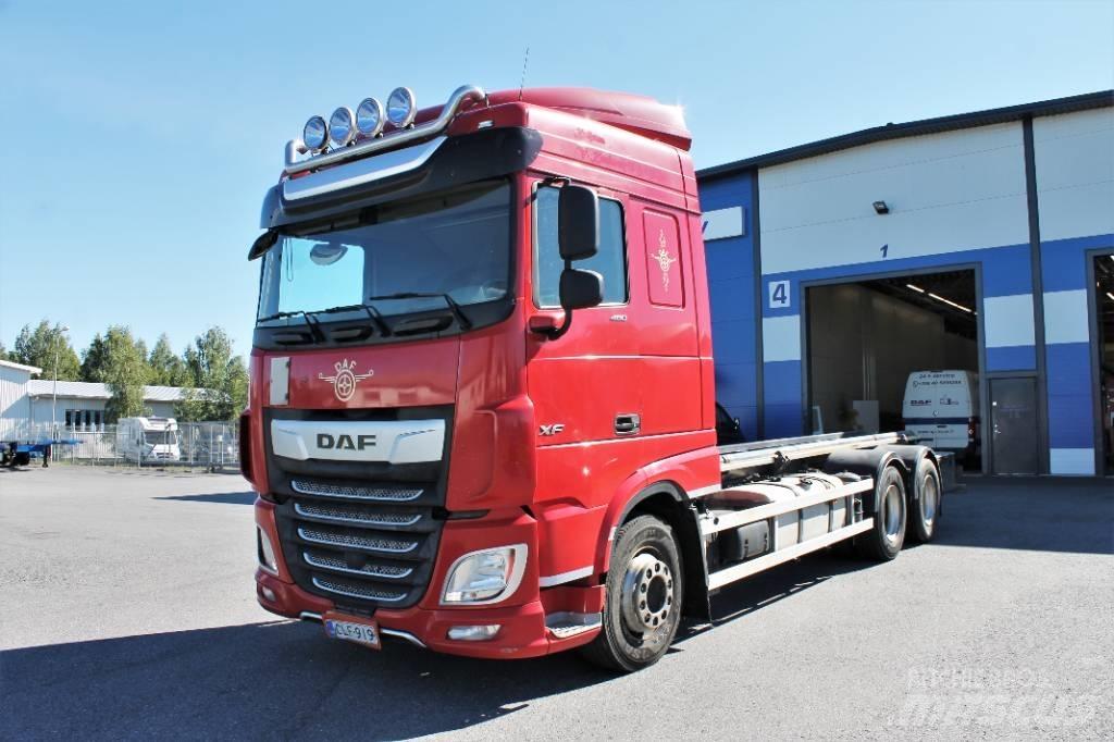 DAF XF 480 FAS 6x2 コンテナ、海コン車