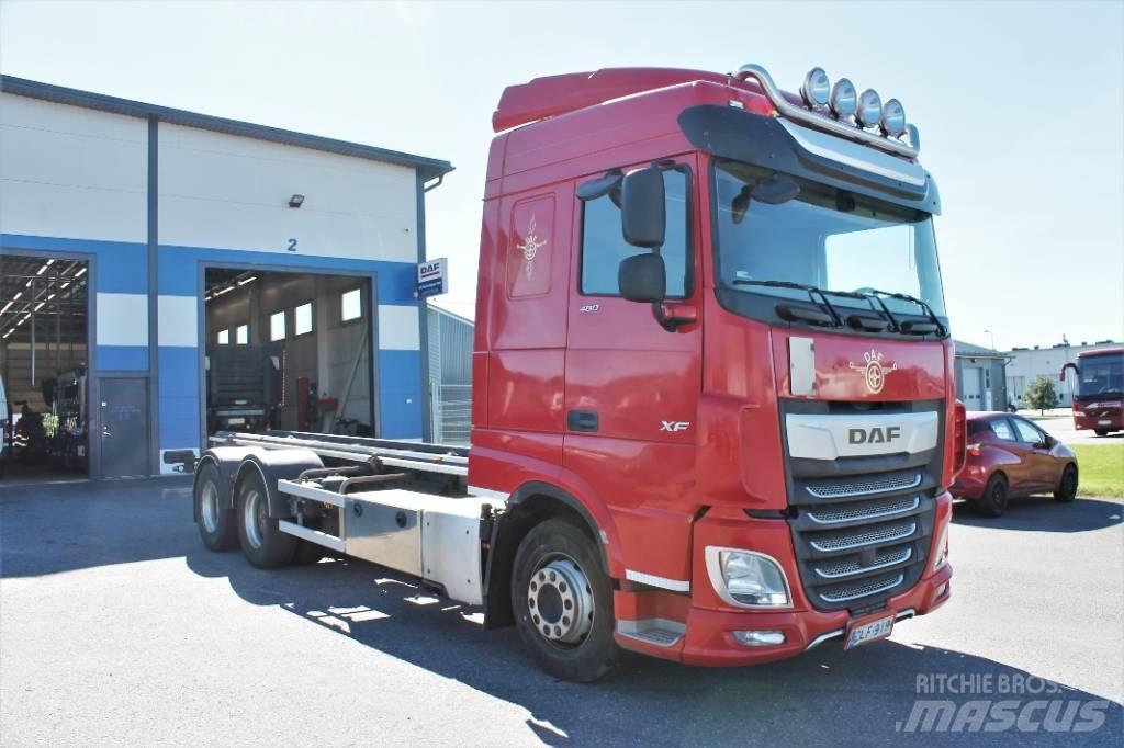 DAF XF 480 FAS 6x2 コンテナ、海コン車