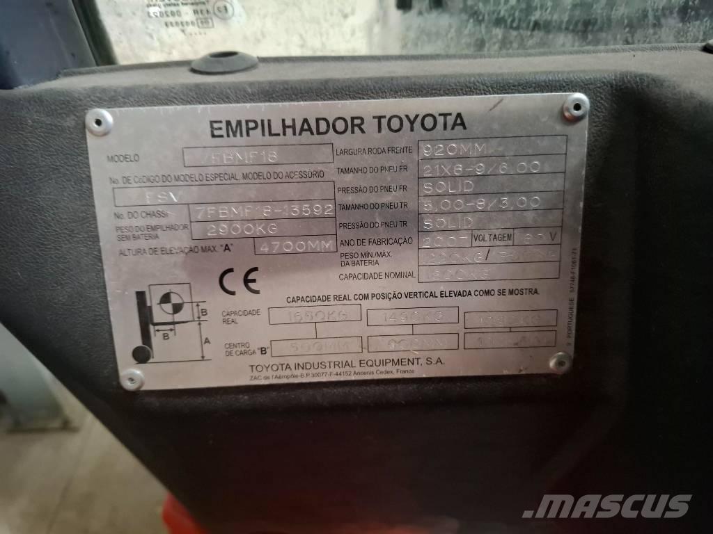 Toyota 75BMF18 バッテリーフォークリフト
