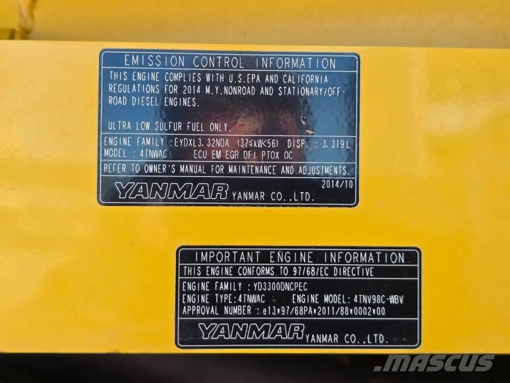 Yanmar Vio 80-1 中型油圧ショベル 7ｔ-12ｔ（ユンボ・パワーショベル・バックホー）