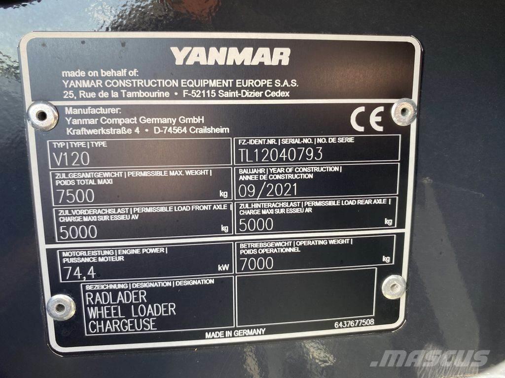 Yanmar V120 ホイールローダー・タイヤショベル