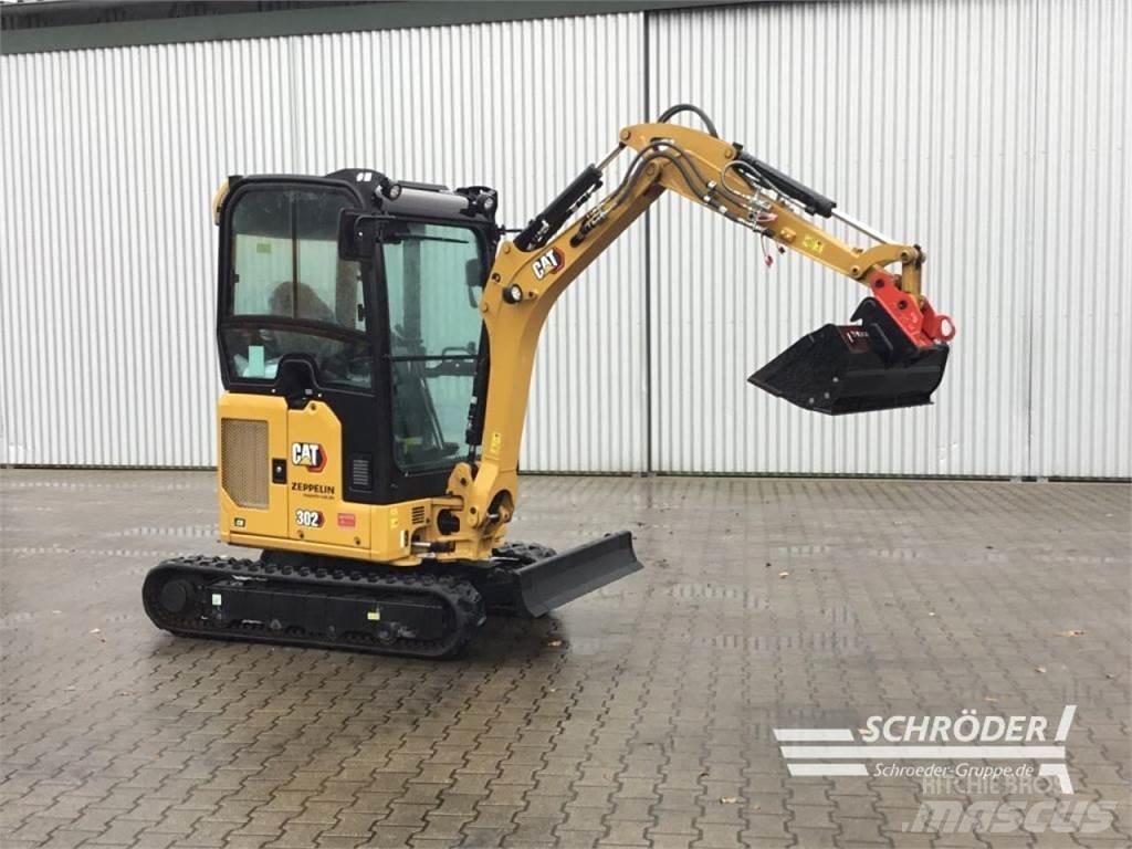 CAT 302 CR ホイール式油圧ショベル（パワーショベル・ユンボ・バックホー）