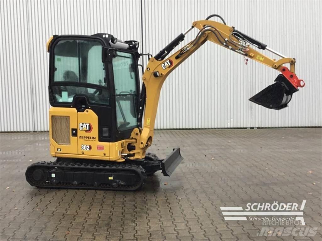 CAT 302 CR ホイール式油圧ショベル（パワーショベル・ユンボ・バックホー）