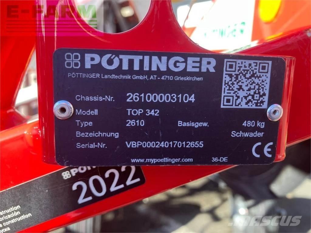 Pöttinger TOP 342 ウィンドローア/レーキ