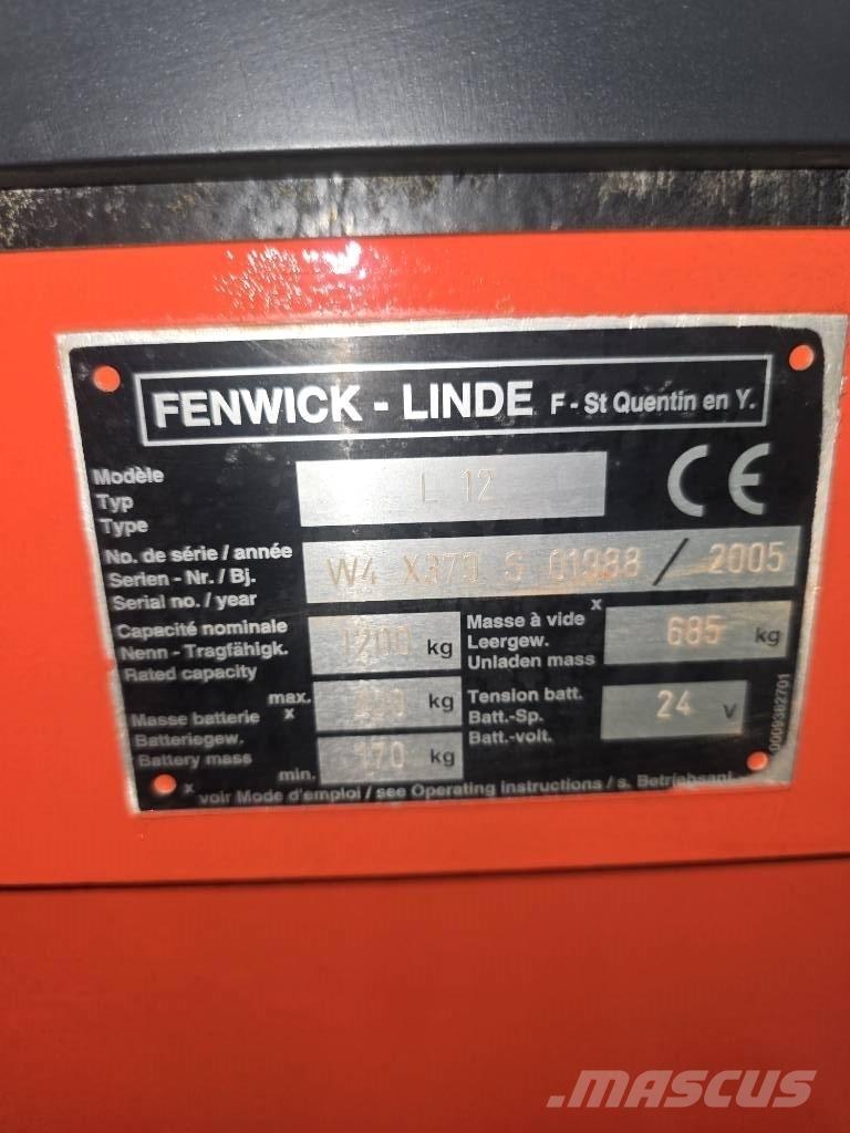 Linde L 12 自走式スタッカー