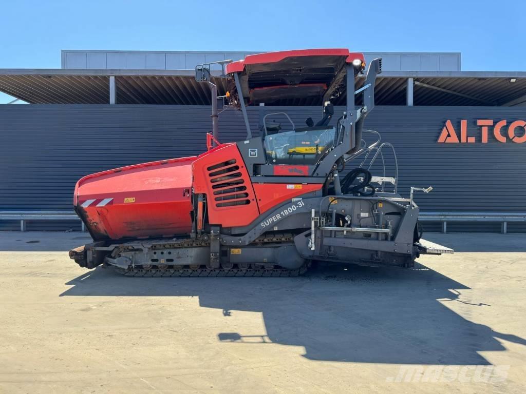 Vögele SUPER 1800-3I アスファルトフィニッシャ