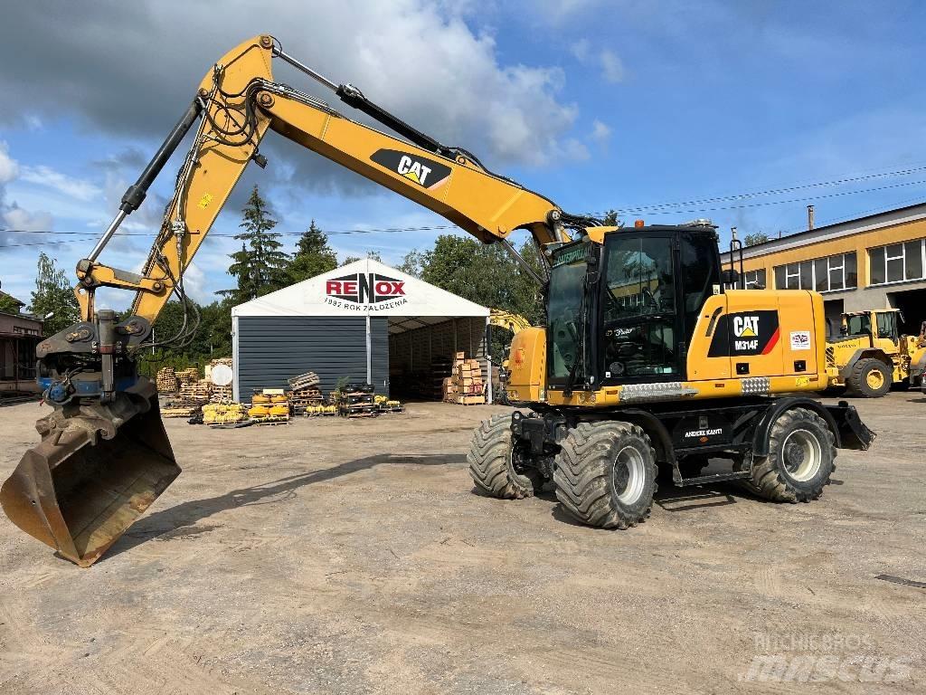 CAT M 314 F ホイール式油圧ショベル（パワーショベル・ユンボ・バックホー）