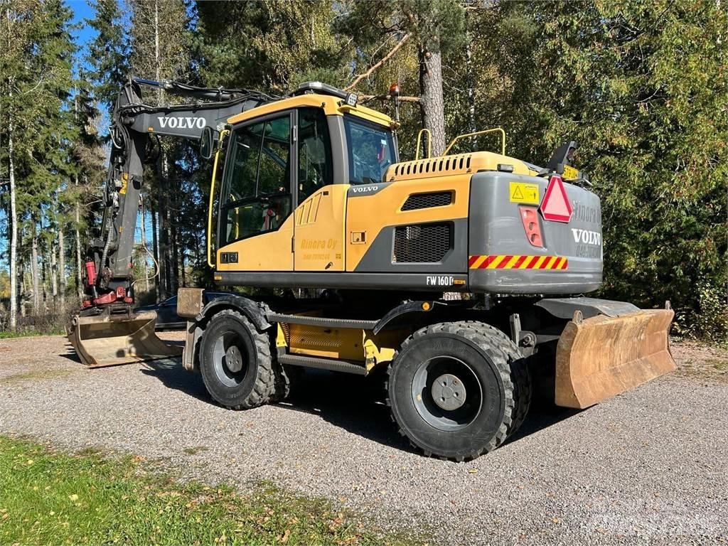Volvo EW 160 D ホイール式油圧ショベル（パワーショベル・ユンボ・バックホー）