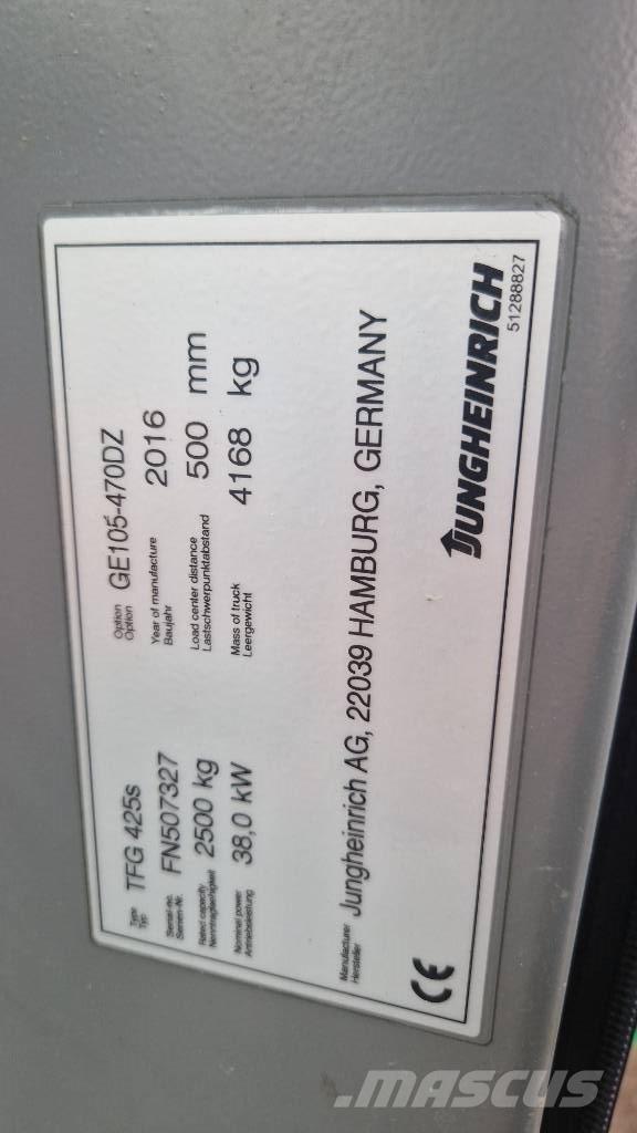  Juncheinrich TFG425s LPGフォークリフト