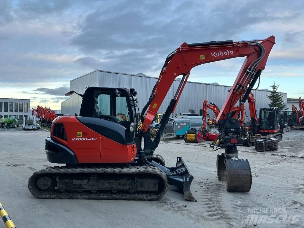 Kubota KX 080-4 ミニ油圧ショベル 7t以下（ミニユンボ・ミニディガー）
