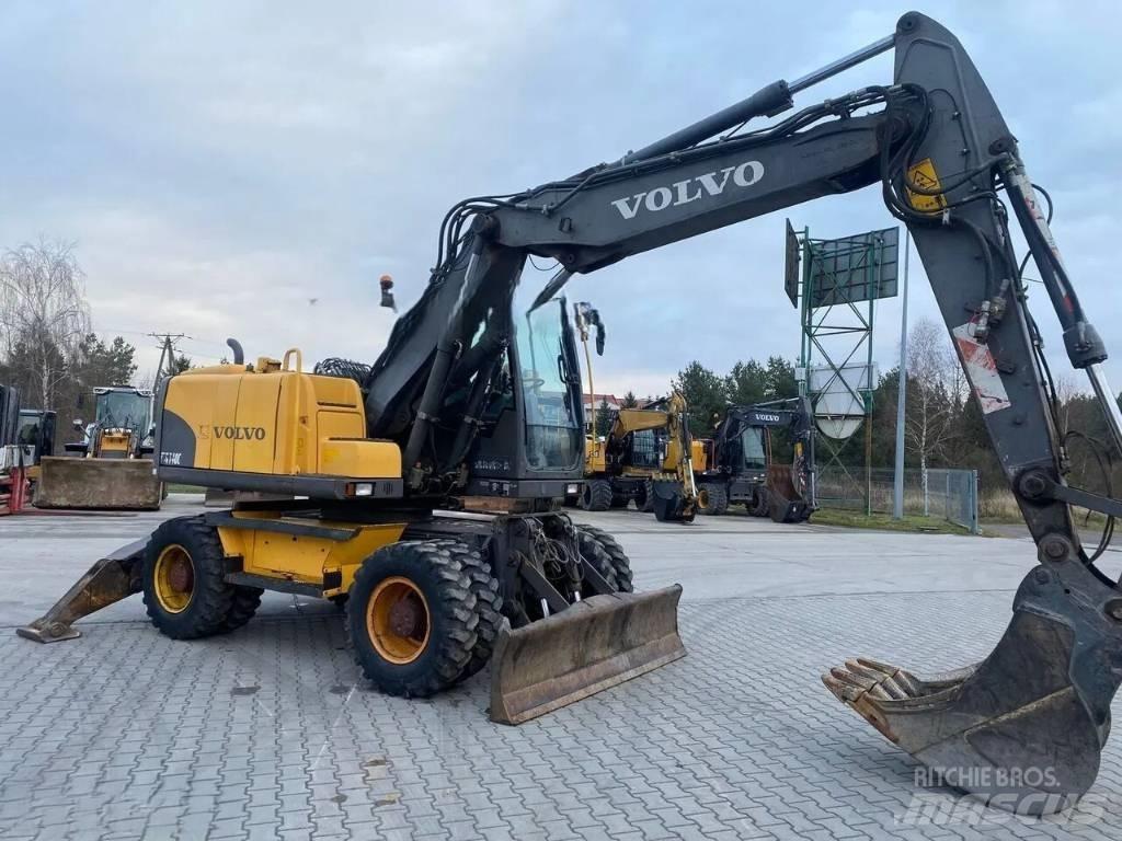 Volvo EW 140 C ホイール式油圧ショベル（パワーショベル・ユンボ・バックホー）