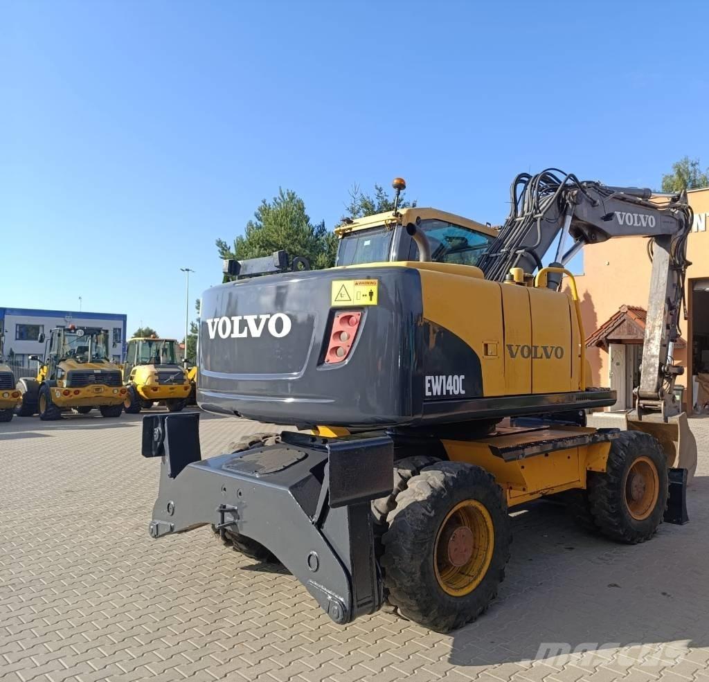 Volvo EW 140 C ホイール式油圧ショベル（パワーショベル・ユンボ・バックホー）