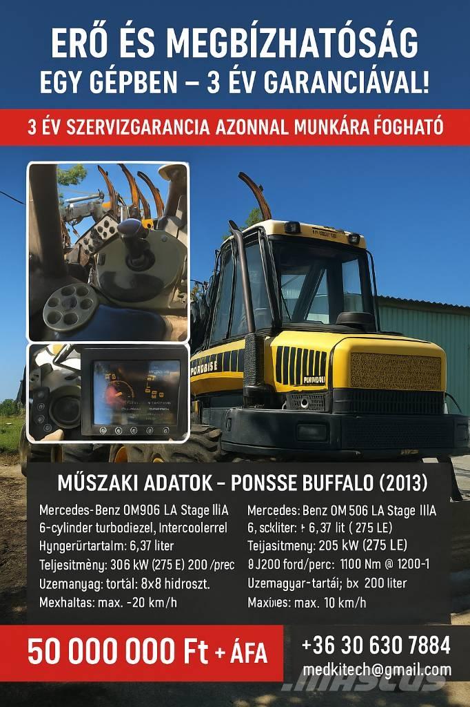 Ponsse Buffalo 8W フォワーダー