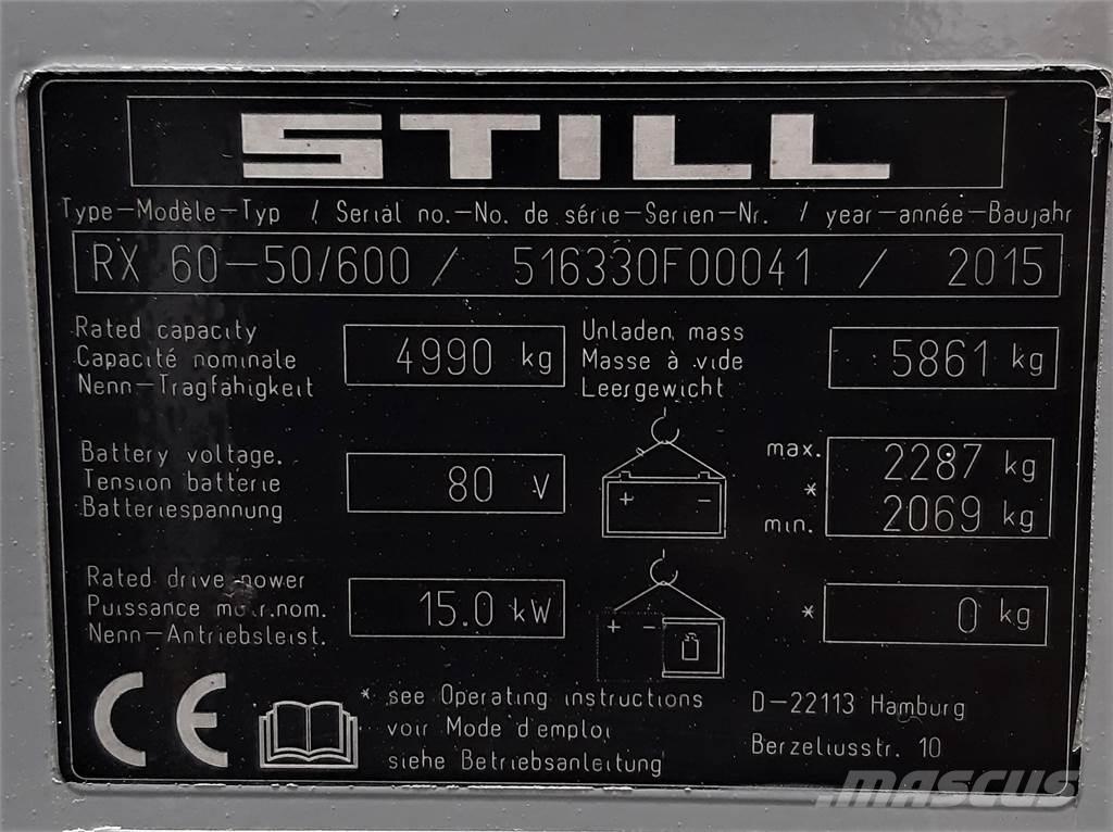 Still RX60 50 600 バッテリーフォークリフト