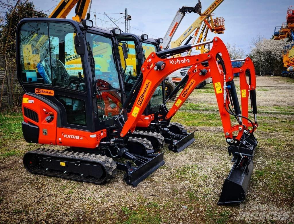 Kubota KX 018-4 ミニ油圧ショベル 7t以下（ミニユンボ・ミニディガー）