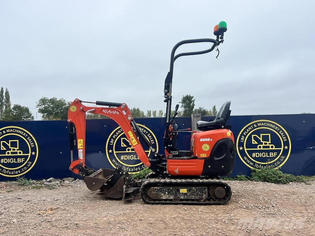 Kubota K008-3 特殊油圧ショベル