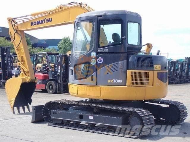 Komatsu PC 78 US 中型油圧ショベル 7ｔ-12ｔ（ユンボ・パワーショベル・バックホー）
