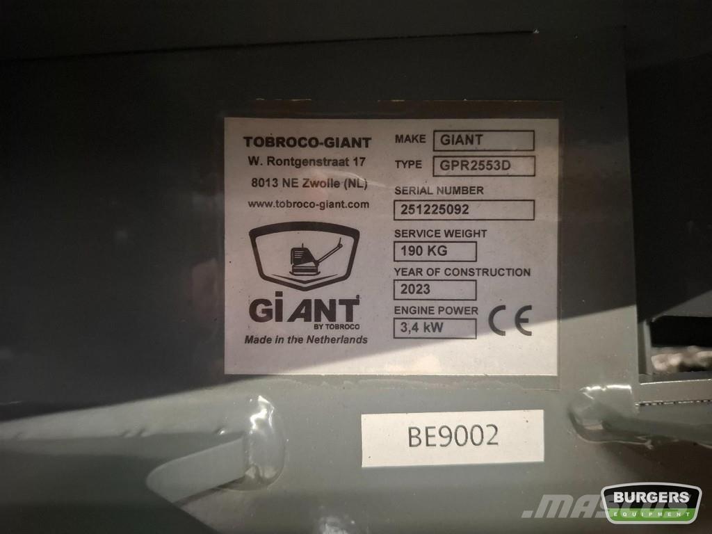 GiANT GPR2553D NEW プレートコンパクター