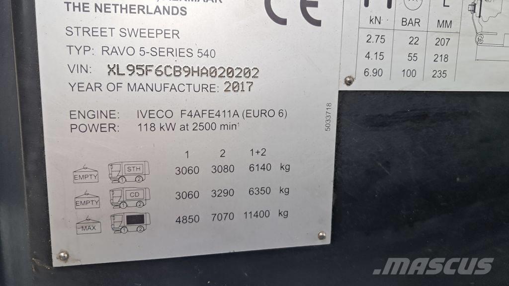 Ravo 540 CD 路面清掃機