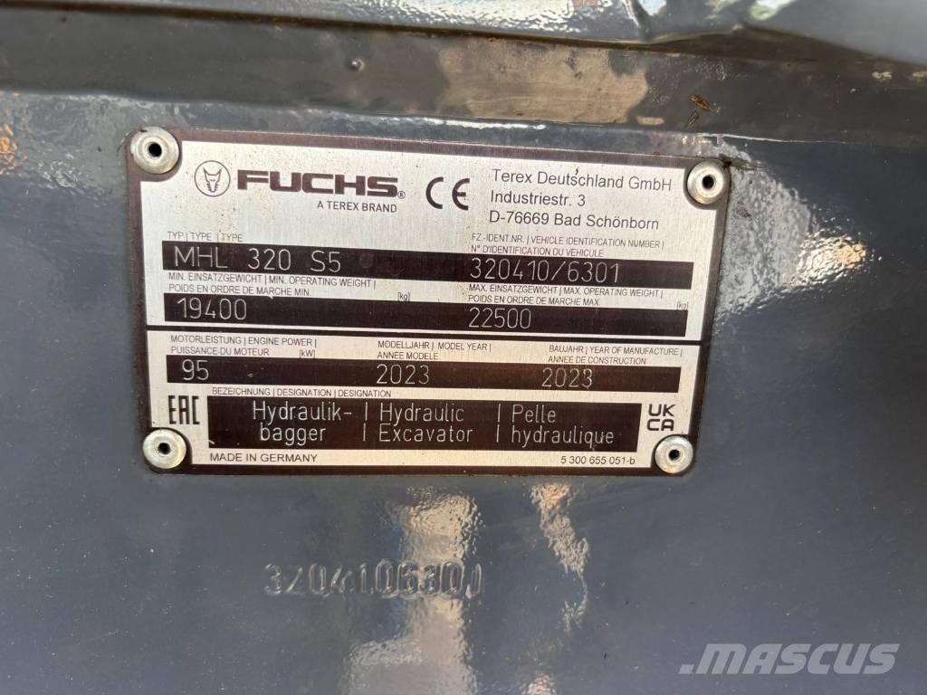 Fuchs MHL320MOD+ 廃棄物／工業産廃処理機