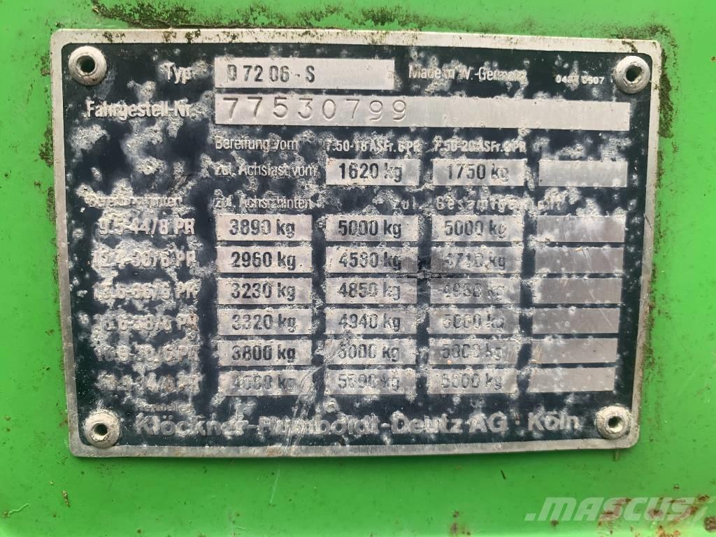 Deutz-Fahr D7207C トラクター
