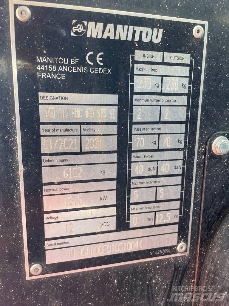 Manitou 160 ATJ ブームリフト　屈伸型