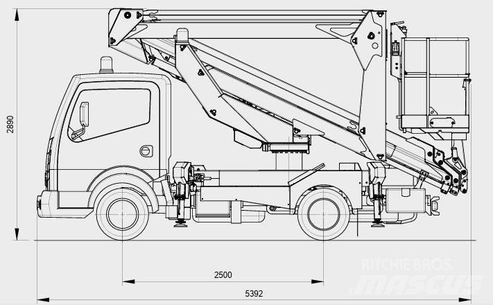 Palfinger P 240 AXE トラック高所作業車