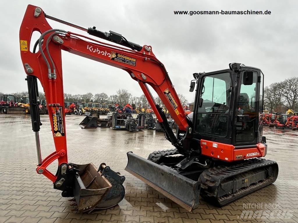 Kubota KX 060-5 中型油圧ショベル 7ｔ-12ｔ（ユンボ・パワーショベル・バックホー）