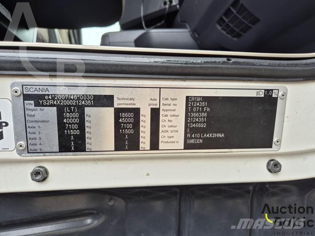 Scania R 410 中古トラクターヘッド | トレーラーヘッド