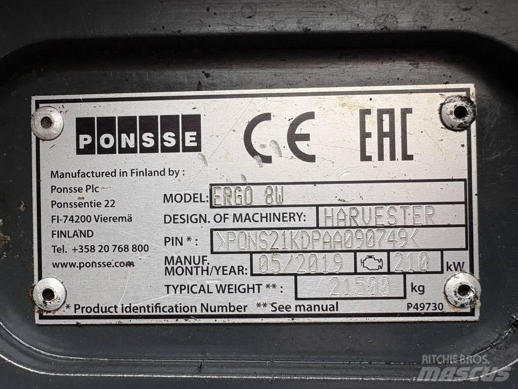 Ponsse Ergo 8W ハーベスター