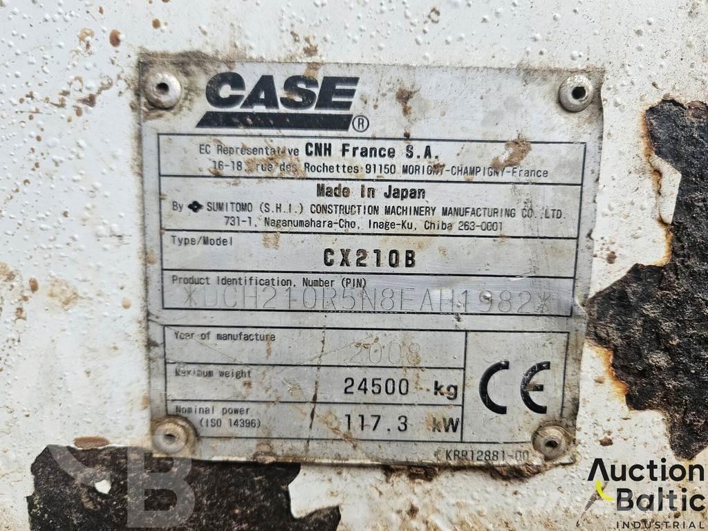 CASE CX 210 B 大型油圧ショベル12t以上（パワーショベル・ユンボ）