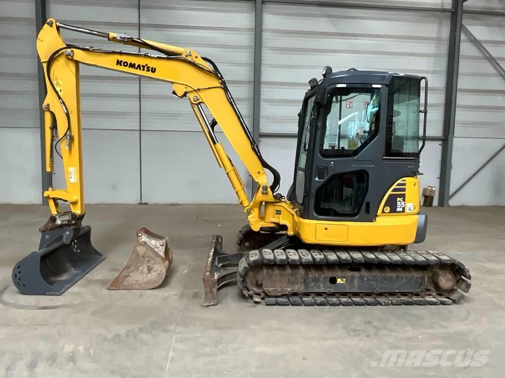 Komatsu PC 55 MR-3 ミニ油圧ショベル 7t以下（ミニユンボ・ミニディガー）