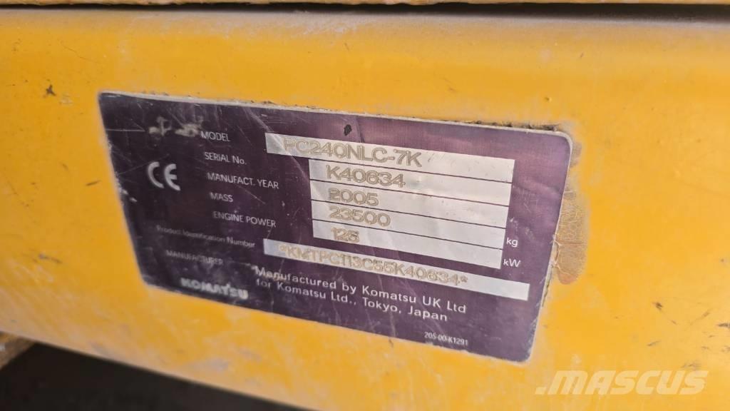 Komatsu PC 240 NLC-7 大型油圧ショベル12t以上（パワーショベル・ユンボ）