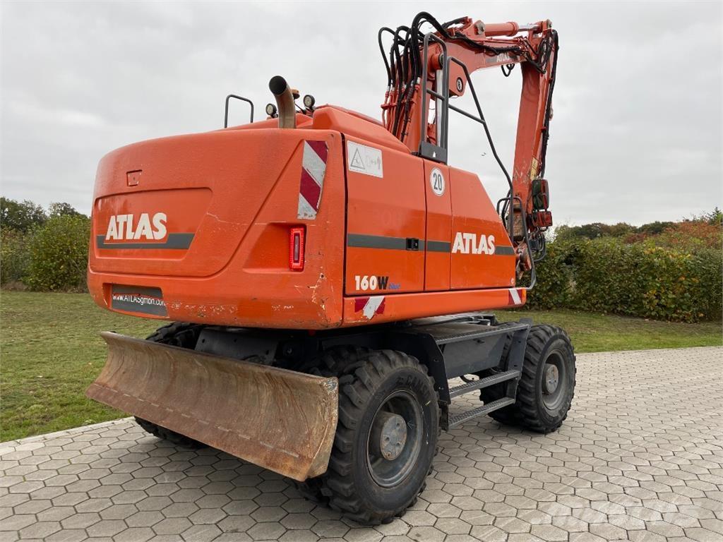Atlas 160W-BLUE ホイール式油圧ショベル（パワーショベル・ユンボ・バックホー）