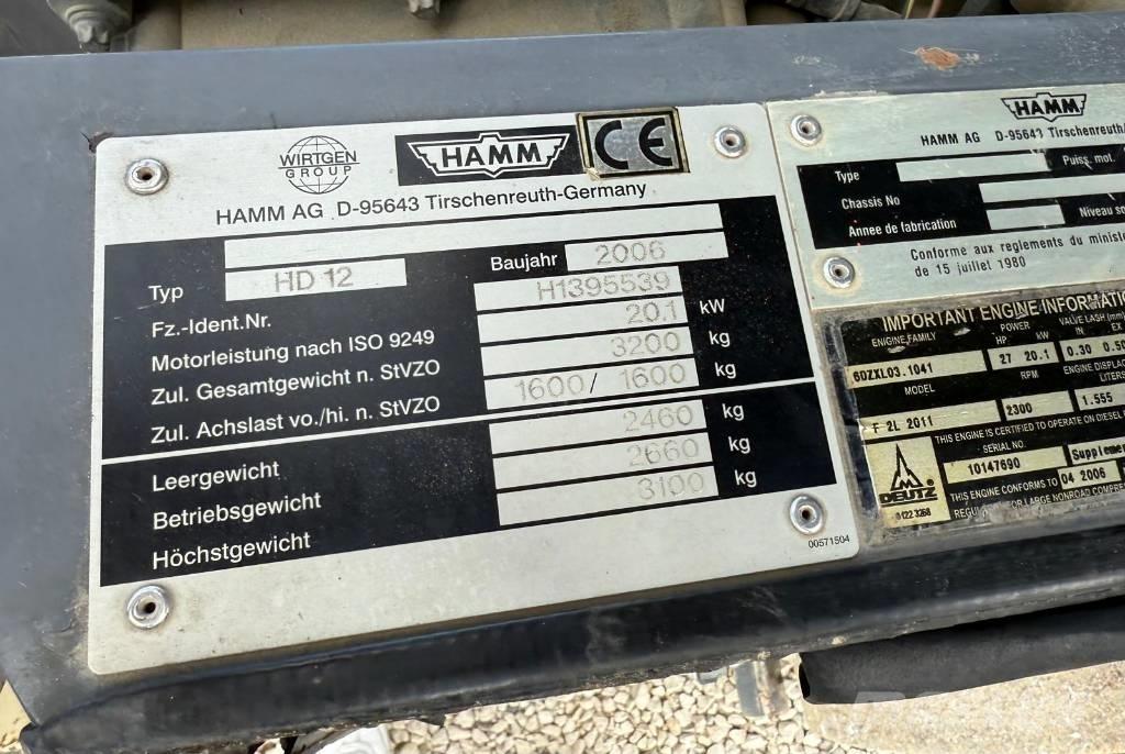 Hamm HD 12 タンデムローラ