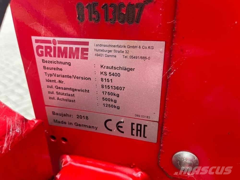 Grimme KS 5400 ジャガイモ用設備 - その他