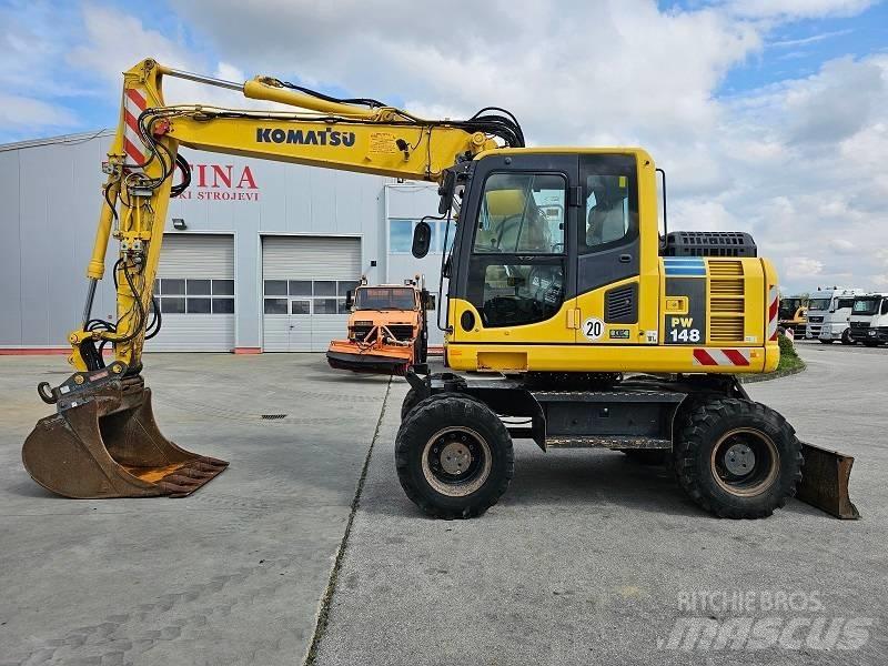 Komatsu PW 148-8 ホイール式油圧ショベル（パワーショベル・ユンボ・バックホー）