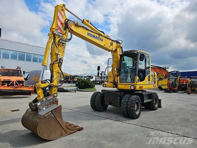 Komatsu PW 148-8 ホイール式油圧ショベル（パワーショベル・ユンボ・バックホー）