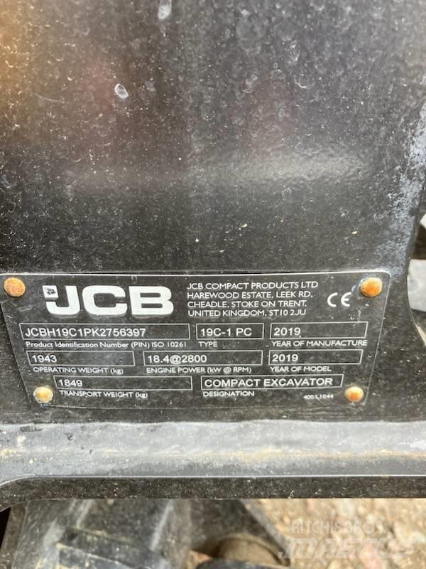 JCB 19 C-1 ミニ油圧ショベル 7t以下（ミニユンボ・ミニディガー）