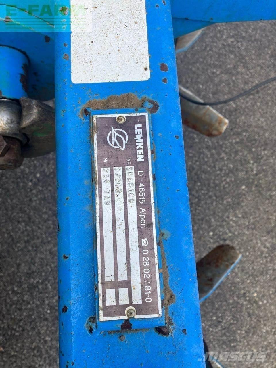 Lemken Smaragd 9 カルチベーター