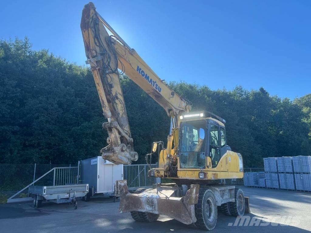 Komatsu PW 200-7 ホイール式油圧ショベル（パワーショベル・ユンボ・バックホー）