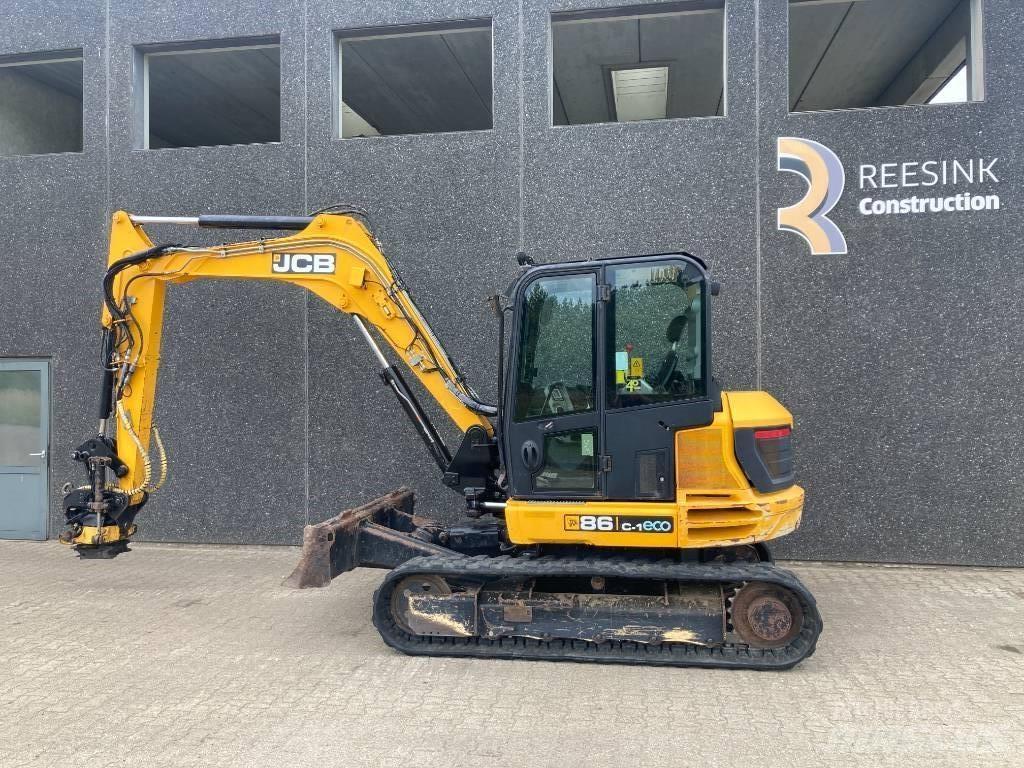 JCB 86 C-1 eco 中型油圧ショベル 7ｔ-12ｔ（ユンボ・パワーショベル・バックホー）