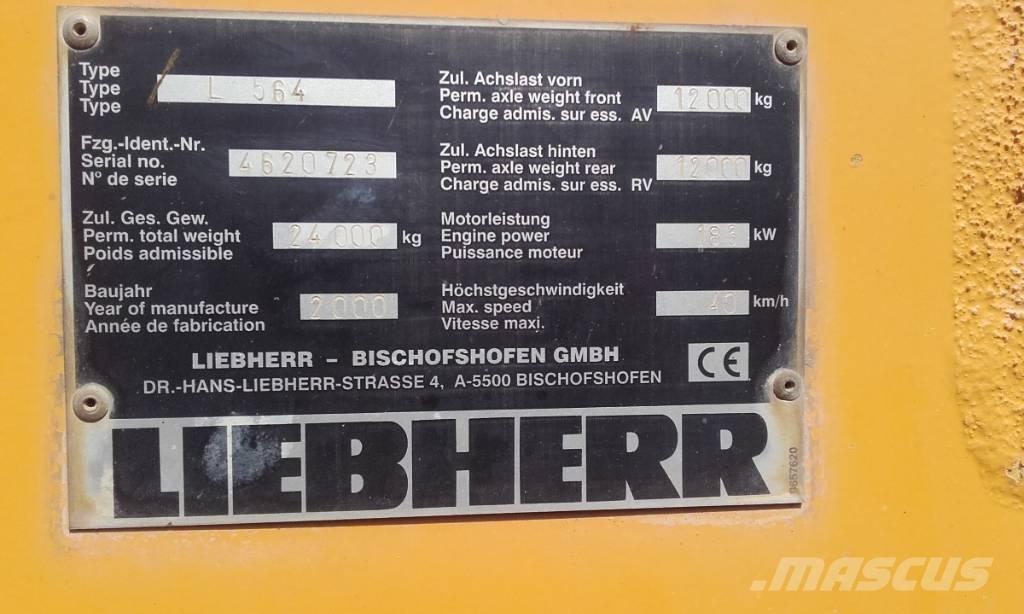 Liebherr L 564 ホイールローダー・タイヤショベル