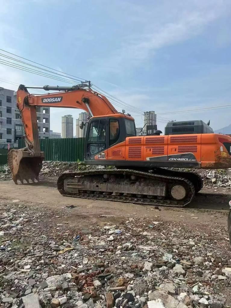 Doosan DX420LC 中型油圧ショベル 7ｔ-12ｔ（ユンボ・パワーショベル・バックホー）