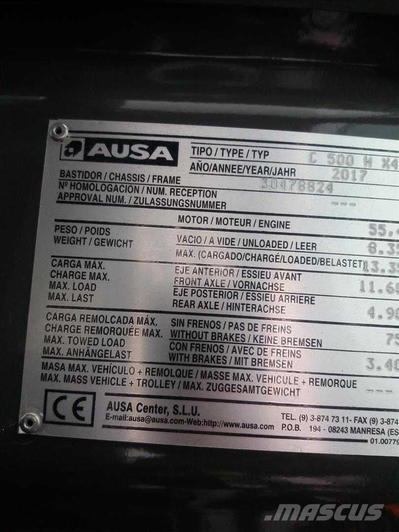 Ausa C500 HX4 ラフターテレントラック