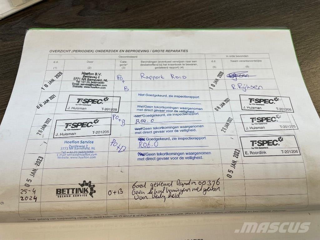 Hoeflon C 6 E SOLD ミニクレーン