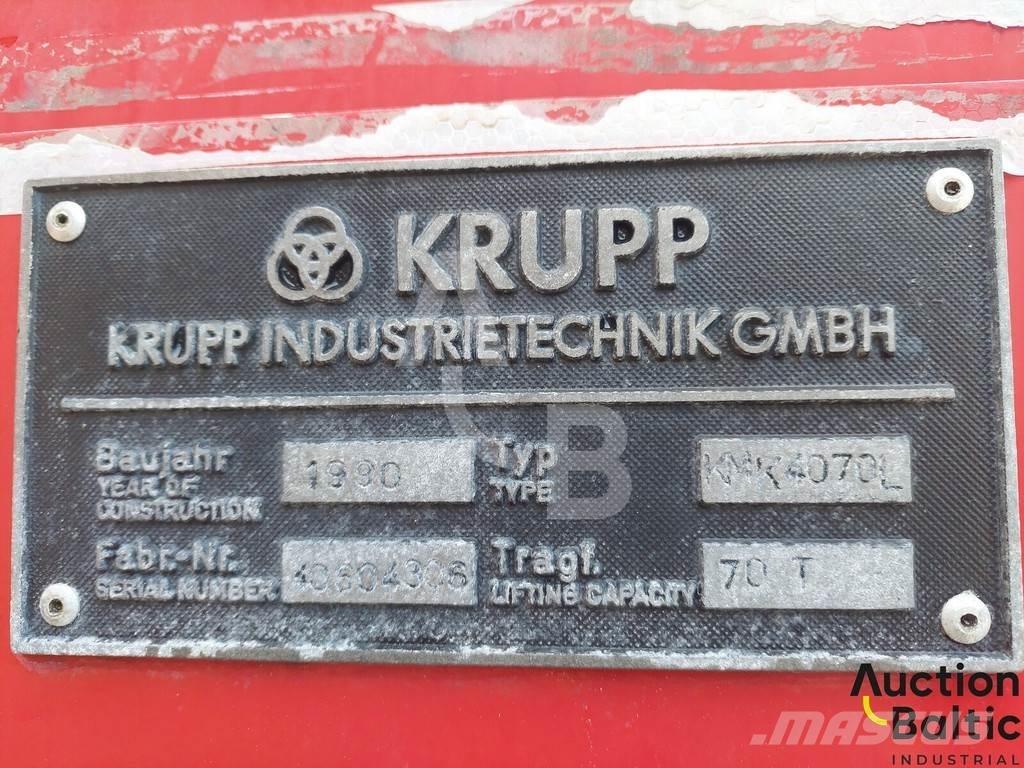 Krupp 4070L クレーントラック、ユニック車