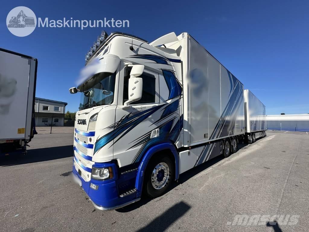 Scania R 520 ボックスボディー、ウイング、箱車