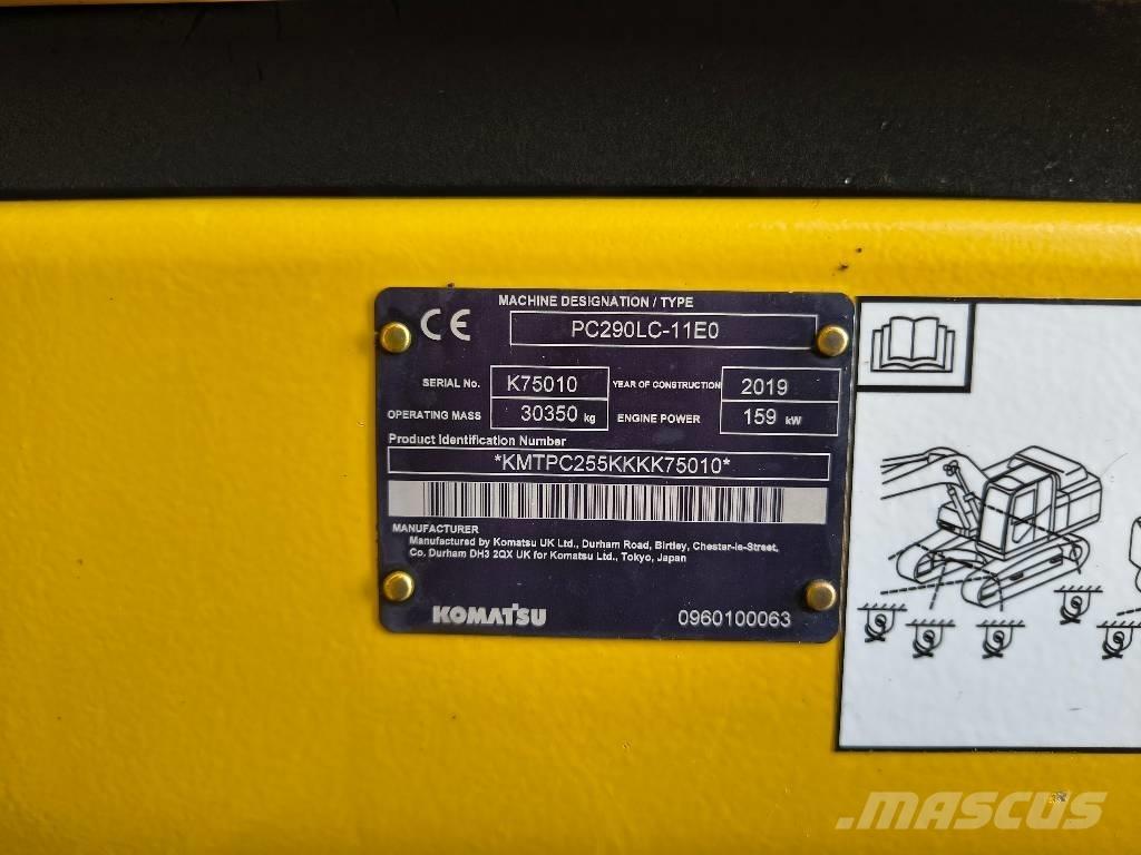 Komatsu PC 290 LC-11 大型油圧ショベル12t以上（パワーショベル・ユンボ）